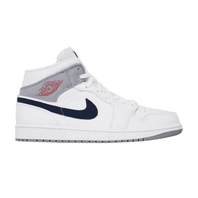 Air Jordan 1 Mid Paris White