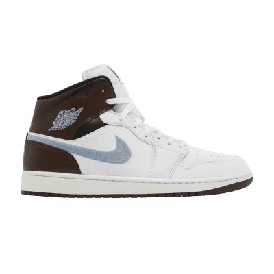 Air Jordan 1 Mid SE Brown Blue Grey
