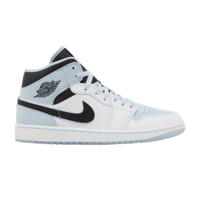 Air Jordan 1 Mid SE Ice Blue Black