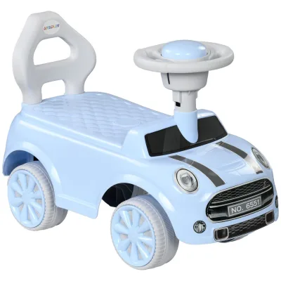 AIYAPLAY AIYAPLAY Kinder Rutschauto, Kinderfahrzeug mit Lenkrad Hupe Kippschutz