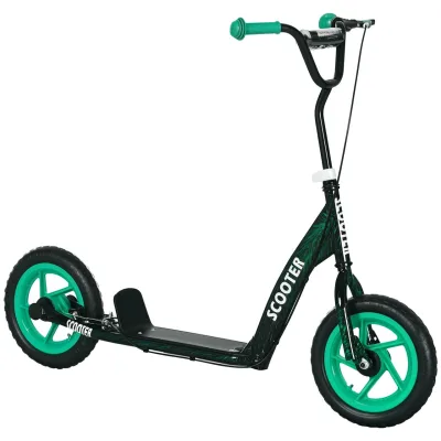 AIYAPLAY Kinderroller Scooter Tretroller mit verstellbarem Lenker, großen Rädern