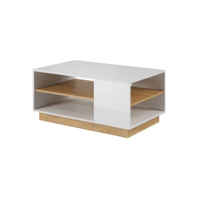 AKL Furniture Couchtisch Weiß 100x46x60 cm