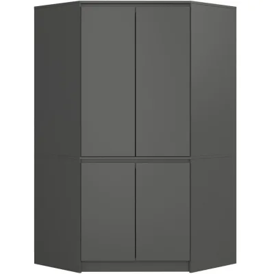 Akord Kleiderschrank Graphit 100x180x50 cm