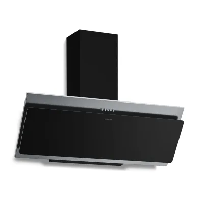 Alessia Kopffreihaube   Abluft- und Umluftmodus   Edelstahl   417 m³/h   90 cm