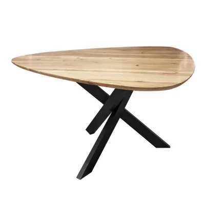 alesvelt Esstisch Braun 135x73x135 cm