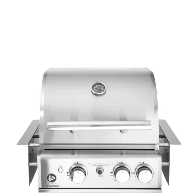 Allgrill TOP-Line CHEF S - BUILT-IN Variante - Edelstahl, 2 Brenner, Backburner und Air-System
