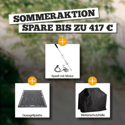 Allgrill ULTRA - Die Outdoorküche DeLuxe - Gasgrill 27,7 kW, 6-flammig