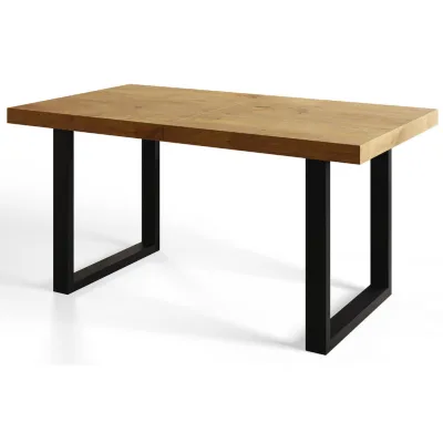 Alpi-Möbel Industrieller Beige, Schwarz 80x77x140 cm