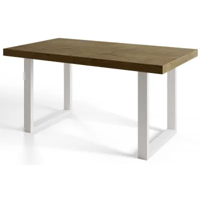Alpi-Möbel Industrieller Dunkelbraun, Weiß 80x77x120 cm
