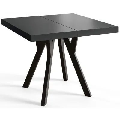 Alpi-Möbel Quadratischer Schwarz 100x77x100 cm