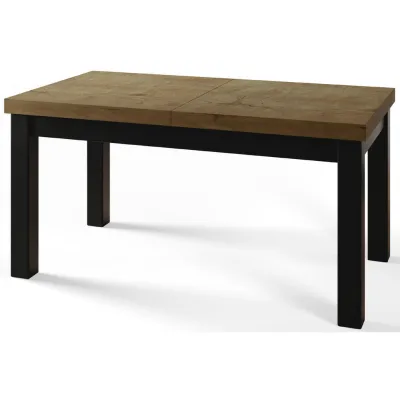 Alpi-Möbel Rechteckiger Dunkelbraun, Schwarz 80x78x120 cm