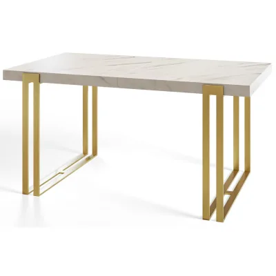 Alpi-Möbel Rechteckiger Hellgrau, Gold 90x77x180 cm