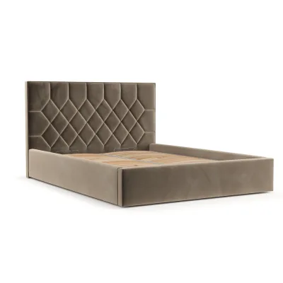 AltaBeds Polsterbett Taupe 160x200 cm