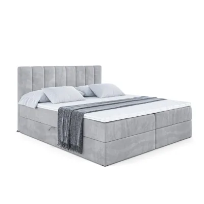Altdecor Boxbett Anthrazit 120x200 cm