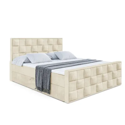 Altdecor Boxbett Beige 120x200 cm