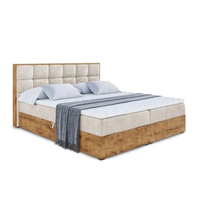 Altdecor Boxbett Braun 160x200 cm