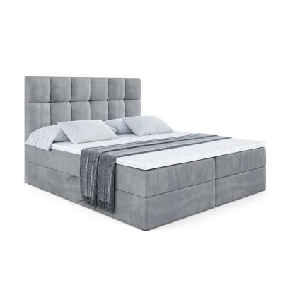 Altdecor Boxbett Grau 140x200 cm