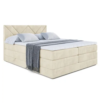 Altdecor Boxspringbett Beige 140x200 cm