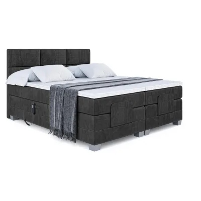 Altdecor Boxspringbett Schwarz 207x200 cm