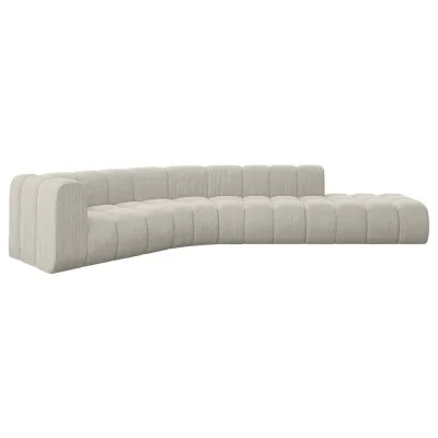 Altdecor Ecksofa Creme 399x194 cm