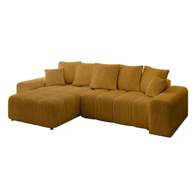Altdecor Ecksofa Currygelb 297x189 cm