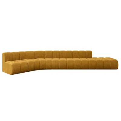 Altdecor Ecksofa Currygelb 471x174 cm