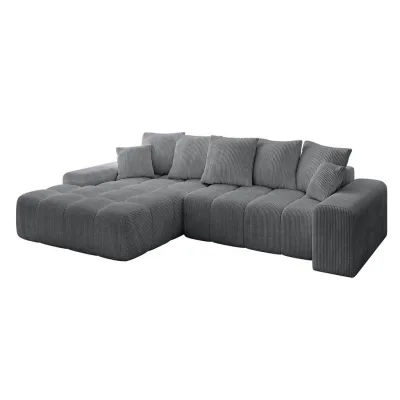 Altdecor Ecksofa Dunkelgrau 267x164 cm