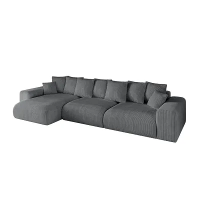Altdecor Ecksofa Dunkelgrau 364x176 cm