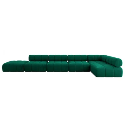 Altdecor Ecksofa Dunkelgrün 475x190 cm