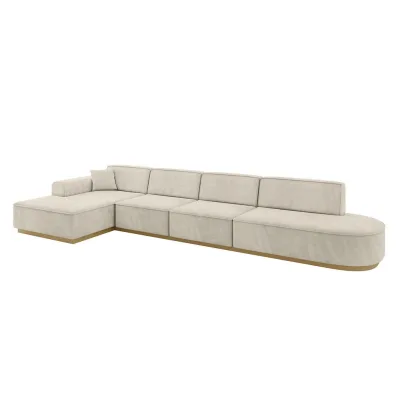 Altdecor Ecksofa Ecru 413x171 cm