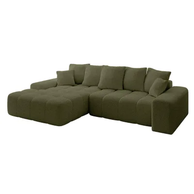 Altdecor Ecksofa Olivgrün 267x164 cm