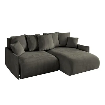 Altdecor Ecksofa Schwarz 216x177 cm