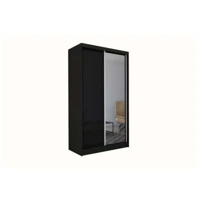 Altdecor Kleiderschrank Schwarz 150x216x61 cm