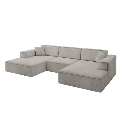 Altdecor Wohnlandschaft Hellbraun 301x77x165 cm
