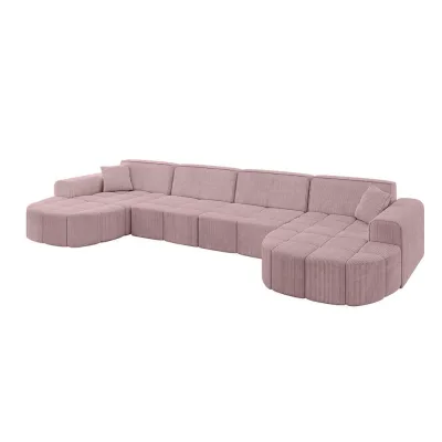 Altdecor Wohnlandschaft Rosa 400x79x173 cm