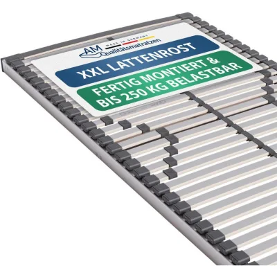 AM Qualitätsmatratzen Lattenrost Braun 120x200 cm
