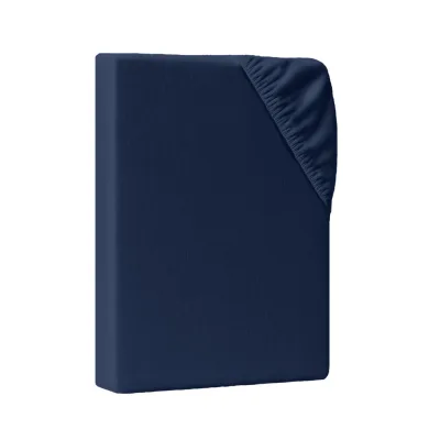 AM Qualitätsmatratzen Spannbettlaken Dunkelblau 270x200 cm
