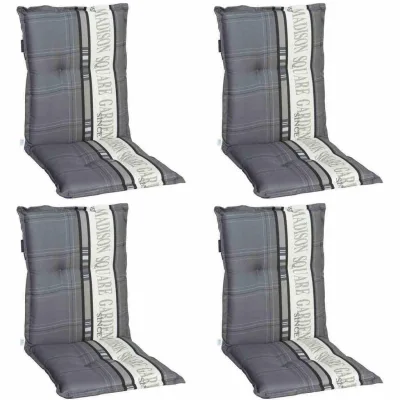 Ambia Garden Sesselauflage Grau 50x8x105 cm