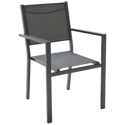 Ambia Garden Stapelsessel Grau 55x86x61 cm
