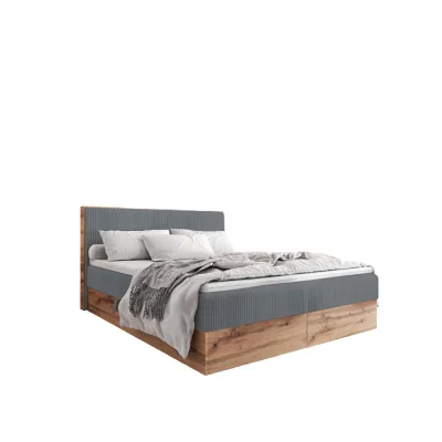 AN Furniture Store Boxbett Dunkelgrau 120x200 cm