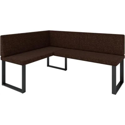 AN Furniture Store Eckbank Braun 168x128 cm