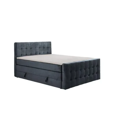 AN-Moebel 4u Boxbett Dunkelgrau 200x200 cm