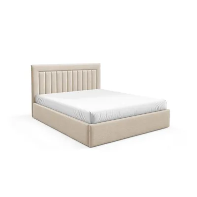 AN-Moebel 4u Polsterbett Creme 140x200 cm