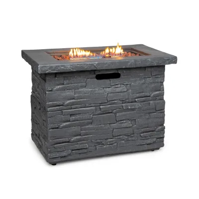 Anafi Gas-Feuerstelle 40.000BTU/13kW Abdeckung Edelstahlbrenner