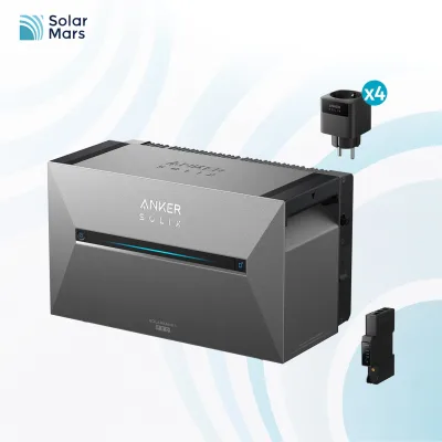 Anker SOLIX Solarbank 3 E2700 Pro Speicher für Balkonkraftwerk,2.68kWh,mit 4xsmart plug Gen 2 und 1x Smart Meter Gen 2