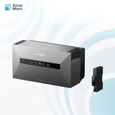 Anker SOLIX Solarbank Max 7 kWh Stromspeicher für Balkonkraftwerk, 10 kW PV-Eingangsleistung,mit 1x Smart Meter Gen2