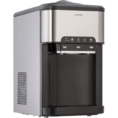 Aqueous Eiswürfelmaschine 3-in-1: Eiswürfel, Wasserspender: heiß & kalt 20 kg/24h