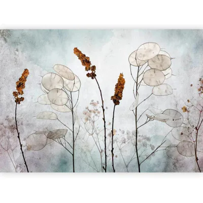 artgeist Fototapete Beige, Pastellblau 150x105 cm