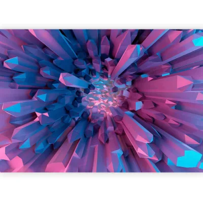 artgeist Fototapete Blau, Magenta 150x105 cm