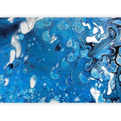 artgeist Fototapete Blau, Weiß 250x175 cm